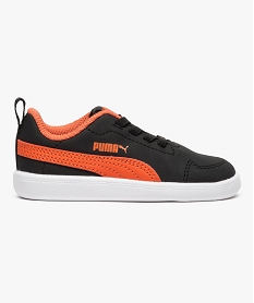 baskets basses a lacets elastiques - puma noir7712301_1