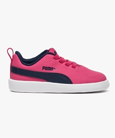 GEMO Baskets basses à lacets élastiqués - Puma Rose