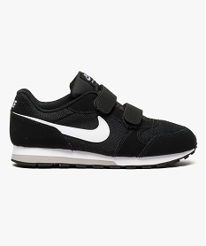 GEMO Baskets bi-matières avec fermeture scratch - Nike noir standard