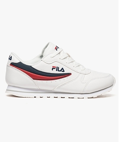 basket basse a semelle crantee - fila orbit lace low blanc7716301_1