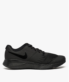 GEMO Baskets bi-matières unies garçon fermeture lacets - Nike noir standard