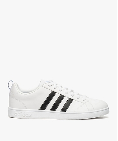 GEMO Baskets homme à bandes contrastantes - Adidas VS Advantage Blanc