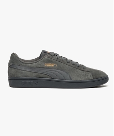 tennis en cuir unie - puma smash v2 gris7718801_1