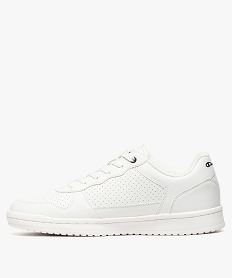 baskets homme basses unies a lacets - champion chicago low blanc7719701_3