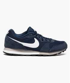 tennis homme dessus en cuir suede et mesh - nike md runner 2 bleu7720501_1