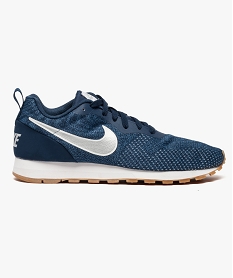 GEMO Baskets homme en mesh sans couture - Nike MD Runner 2 Mesh Bleu