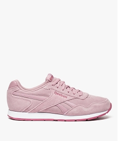 baskets femme dessus cuir velours - reebok rose7721401_1