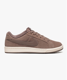 GEMO Basket basse en cuir suédé - Nike Court Royale Suede rose vif