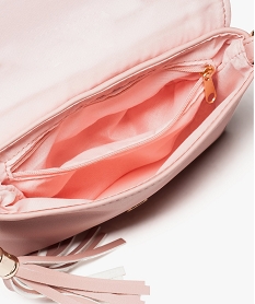 sac a main pochette avec rabat paillete rose sacs et cartables7726201_3