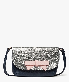 pochette avec rabat a paillettes bleu sacs et cartables7726401_1