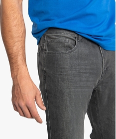 jean homme regular 5 poches taille normale longueur l34 gris7746301_2