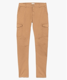 pantalon en toile avec poches sur les cuisses orange7749101_4