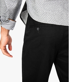 pantalon droit uni avec ceinture marron noir pantalons de costume7749301_2