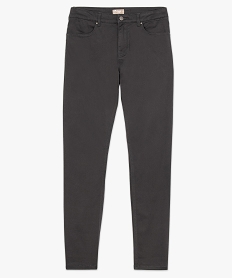 pantalon uni stretch a coupe droite gris pantalons de costume7749601_4