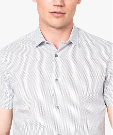 chemise a manches courtes a fins motifs imprime7750601_2