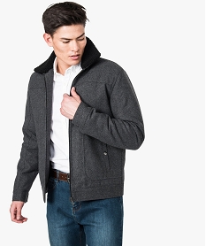  BLOUSON GRIS ANTHRACITE