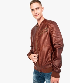 NU-PIED BLACK MULTICO BLOUSON MARRON