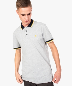 GEMO Polo homme sporty Gris