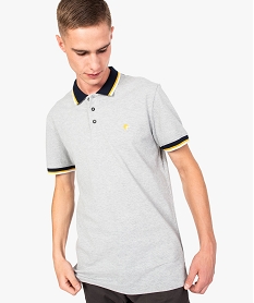 polo homme sporty gris polos7760701_1