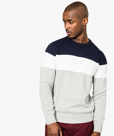 SANDALE NOIR PULL GREY/WHITE