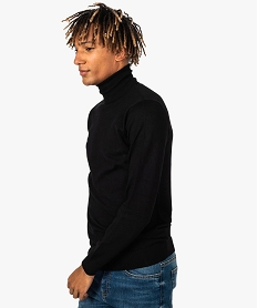 pull homme a col roule en maille fine noir7765701_1