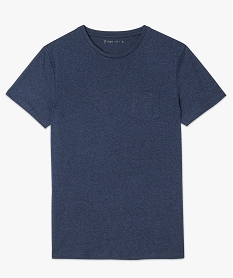 tee-shirt a manches courtes avec poche poitrine bleu7768101_4
