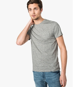 GEMO Tee-shirt à manches courtes avec poche poitrine Gris