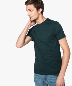 GEMO Tee-shirt à manches courtes avec poche poitrine Vert