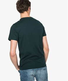 tee-shirt a manches courtes avec poche poitrine vert7768401_3