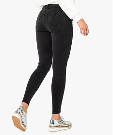 jean femme skinny push-up uni noir pantalons jeans et leggings7778901_3
