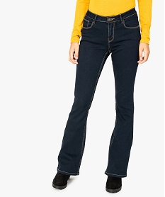 GEMO Jean Bootcut 5 poches Bleu