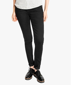 jean femme slim denim stretch taille normale noir pantalons jeans et leggings7779801_1