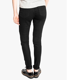 jean femme slim denim stretch taille normale noir pantalons jeans et leggings7779801_3
