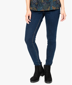 GEMO Jean skinny stretch push up taille normale bleu standard