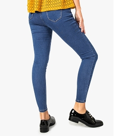 jean skinny stretch taille haute en tencel bleu7781701_3