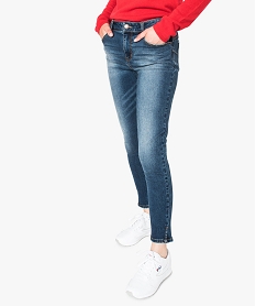 GEMO Jean skinny 78e effet push up bleu vif