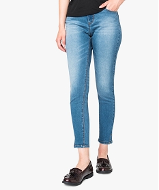 GEMO Jean skinny 78e effet push up blanc vif
