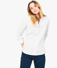 chemise cintree pour femme avec motifs imprime7793601_1