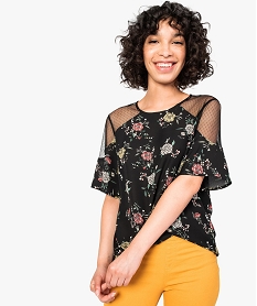  BLOUSE IMPRIME FLEURS