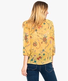 blouse imprimee transparente argente7795201_3