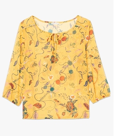 blouse imprimee transparente argente7795201_4