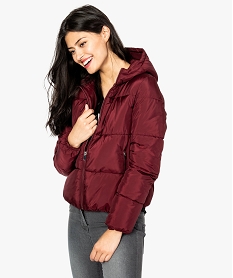 BLOUSON BORDEAUX BLOUSON ROUGE FONCE