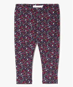 legging marine a motifs fleuris multicolore7847701_1