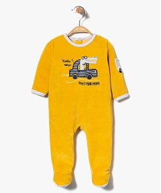 pyjama bebe garcon avec voiture jaune7865401_1