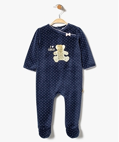 pyjama dors-bien a pois - lulu castagnette bleu7867501_1