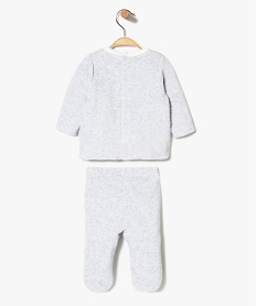 pyjama 2 pieces pour bebe motif de noel gris7867901_2