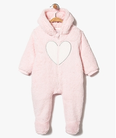 GEMO Surpyjama bébé en maille peluche motif ange Rose