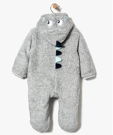 surpyjama bebe en maille peluche motif dragon gris7869701_3