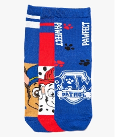 chaussettes mi-hautes a motifs x3 - la pat patrouille rouge chaussettes7876601_1