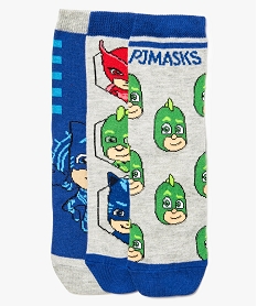 GEMO Chaussettes mi-hautes à bord-côté - Pyjamasques Gris